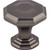 Top Knobs TK340AG: 1-1/8" Chalet Octagon Cabinet Knob - Ash Gray