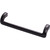 Top Knobs TK952BLK: 6-5/16" cc Kentfield Offset Bar Cabinet Pull - Flat Black