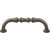 Top Knobs TK341AG: 3-3/4" cc Chalet D-Handle Cabinet Pull - Ash Gray