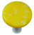 Aquila HK8061-KRA: 1-1/2" Granite Round Cabinet Knob w/Aluminum Post - Sunflower Yellow/White