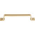 Top Knobs TK744HB: 5-1/16" cc Channing Flat Bar Cabinet Pull - Honey Bronze