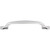 Top Knobs TK864PC: 5-1/16" cc Torbay D-Handle Cabinet Pull - Polished Chrome