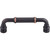 Top Knobs TK883UM: 3-3/4" cc Brixton D-Handle Cabinet Pull - Umbrio