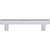 Top Knobs TK904PC: 3-3/4" cc Hillmont Square Bar Cabinet Pull - Polished Chrome