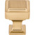 Top Knobs TK700HB: 1" Ascendra Square Cabinet Knob - Honey Bronze