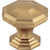 Top Knobs TK348HB: 1-1/2" Chalet Octagon Cabinet Knob - Honey Bronze