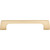 Top Knobs TK544HB: 5-1/16" cc Holland Rectangular Bar Cabinet Pull - Honey Bronze