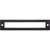 Top Knobs TK925BLK: 5-1/16" cc Hollin Rectangle Backplate - Flat Black