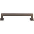Top Knobs TK704AG: 5-1/16" cc Ascendra Rectangular Bar Cabinet Pull - Ash Gray