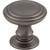 Top Knobs TK320AG: 1-1/4" Reeded Round Cabinet Knob - Ash Gray