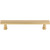Top Knobs TK854HB: 5-1/16" cc Kingsbridge Flat Bar Cabinet Pull - Honey Bronze
