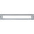 Top Knobs TK926PC: 6-5/16" cc Hollin Rectangle Backplate - Polished Chrome
