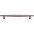 Top Knobs TK966AG: 7-9/16" cc Allendale Round Bar Cabinet Pull - Ash Gray