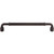 Top Knobs TK886SAB: 7-9/16" cc Brixton D-Handle Cabinet Pull - Sable