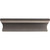 Top Knobs TK553AG: 3" cc Glacier Tab Cabinet Pull - Ash Gray