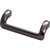 Top Knobs TK950AG: 3-3/4" cc Kentfield Offset Bar Cabinet Pull - Ash Gray
