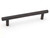 Richelieu BP205192BORB: 192mm cc Roosevelt Round Bar Cabinet Pull - Brushed Oil-Rubbed Bronze