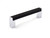 Richelieu BP801128140900: 128mm cc Laconia Cabinet Pull - Matte Black/Polished Chrome Richelieu BP801128140900: 128mm cc Laconia Cabinet Pull - Matte Black/Polished Chrome
