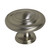Richelieu BP880195: 1-3/4" Traditional Cabinet Knob - Brushed Nickel Richelieu BP880195: 1-3/4" Traditional Cabinet Knob - Brushed Nickel