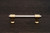 RKI CP-36-PWB: 3" cc Two Tone Swirl Round Bar Cabinet Pull - Satin Nickel/Polished Brass