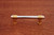 RKI CP-37-CB: 3-1/2" cc Two Tone Swirl Cabinet Pull - Polished Chrome/Brass