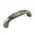 RKI CP-615-WN: 3" cc Palermo D-Handle Cabinet Pull - Weathered Nickel