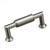 RKI CP-880-P: 3" cc Cylinder Middle Cabinet Pull - Pewter