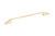Richelieu BP7238320160: 320mm cc Expression Handle Cabinet Pull - Satin Brass Richelieu BP7238320160: 320mm cc Expression Handle Cabinet Pull - Satin Brass