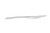 Richelieu 7887200140: 40mm cc to 200mm cc Edge Cabinet Pull - Chrome