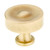 Richelieu BP885535160: 1-3/8" Arezzo Round Cabinet Knob - Satin Brass Richelieu BP885535160: 1-3/8" Arezzo Round Cabinet Knob - Satin Brass