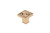 Richelieu BP88223030CHBRZ: 1-3/16" Verona Square Cabinet Knob - Champagne Bronze Richelieu BP88223030CHBRZ: 1-3/16" Verona Square Cabinet Knob - Champagne Bronze