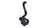 Richelieu 92346BAG: Classic Wall Hook - Matte Black