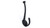 Richelieu NH026200900: 5-13/16" Transitional Double Wall Hook - Matte Black