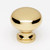 Alno A1067-PB/NL: 7/8" Traditional Cabinet Knob - Unlacquered Brass
