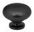 Alno A1136-MB: 1-3/4" Traditional Cabinet Knob - Matte Black