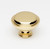 Alno A1146-PB/NL: 1-1/2" Traditional Cabinet Knob - Unlacquered Brass