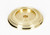 Alno A616-38-PB/NL: 1-1/2" Charlie's Collection Backplate - Unlacquered Brass