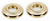 Alno A6624-PB/NL: 3" Royale Mounting Brackets for Grab Bar (pair) - Unlacquered Brass Alno A6624-PB/NL: 3" Royale Mounting Brackets for Grab Bar (pair) - Unlacquered Brass