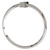 Alno A7140-PB/NL: Spa 2 Towel Ring - Unlacquered Brass