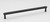 Alno A717-12-MB: 12" cc Moderne Cabinet Pull - Matte Black