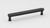 Alno A717-6-MB: 6" cc Moderne Cabinet Pull - Matte Black