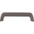 Top Knobs M1897: 5-1/16" cc Nouveau III Tapered Bar Cabinet Pull - Ash Gray