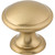 Top Knobs M2171: 1-1/4" Dakota Round Cabinet Knob - Honey Bronze