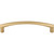 Top Knobs M2199: 5-1/16" cc Griggs Curved Bar Cabinet Pull - Honey Bronze