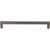 Top Knobs M2437: 8-13/16" cc Pennington Round Bar Cabinet Pull - Ash Gray