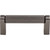Top Knobs M2614: 3" cc Amwell Round Bar Cabinet Pull - Ash Gray