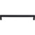 Top Knobs M2632: 8-13/16" cc Amwell Round Bar Cabinet Pull - Flat Black