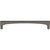 Top Knobs TK1014AG: 6-5/16" cc Riverside Square Bar Cabinet Pull - Ash Gray