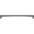 Top Knobs TK1017AG: 12" cc Riverside Square Bar Cabinet Pull - Ash Gray