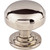 Top Knobs TK3000PN: 1-1/4" Ellis Round Cabinet Knob - Polished Nickel